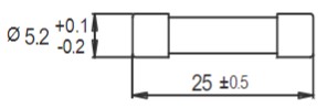 Part # 172525.8  Manufacturer SIBA  Product Type Fuse