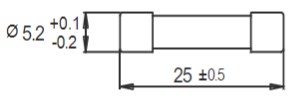 Part# 172525.10  Manufacturer SIBA  Part Type Fuse