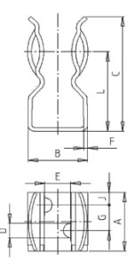 Part# 6100201.3  Manufacturer SIBA  Part Type Fuse Clip