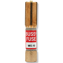 Part# MIS-10  Manufacturer BUSSMANN  Part Type 13/32 x 2 Fuse