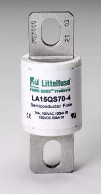 Part# LA15QS6004  Manufacturer LITTELFUSE  Part Type 150 Volt Fuse